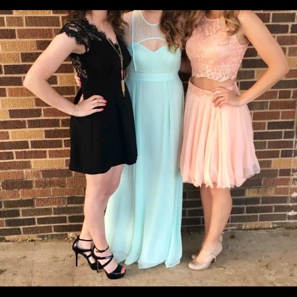 Mint Green Long Formal Dress